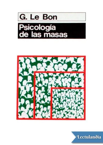 Psicología de las masas de Gustave Le Bon, portada del libro