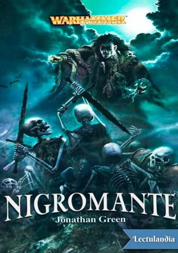 Nigromante de Jonathan Green, portada del libro