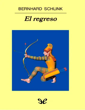 El regreso de Bernhard Schlink, portada del libro