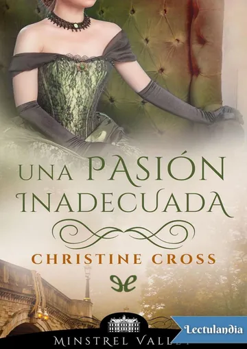 Una pasión inadecuada de Christine Cross, portada del libro