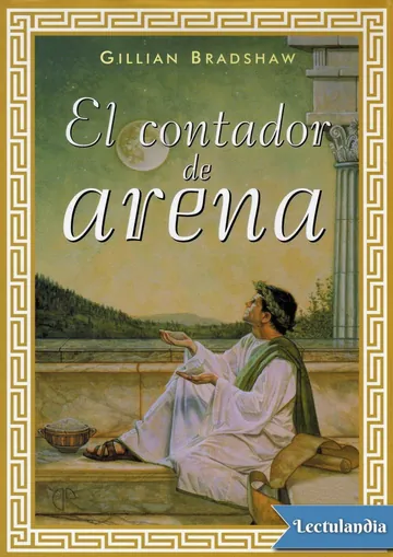 El contador de arena de Gillian Bradshaw, portada del libro