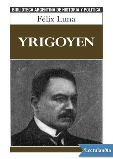 Yrigoyen de Félix Luna, portada del libro