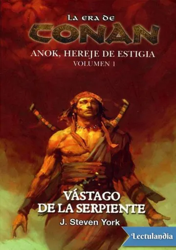 Vástago de la serpiente de J. Steven York, portada del libro