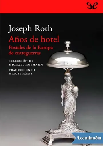 Años de hotel de Joseph Roth, portada del libro