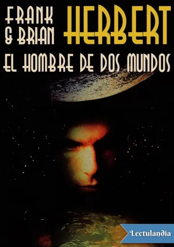 El hombre de dos mundos de Frank Herbert, portada del libro