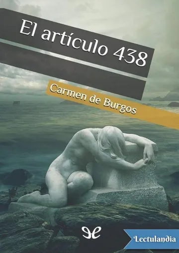 El artículo 438 de Carmen de Burgos, portada del libro