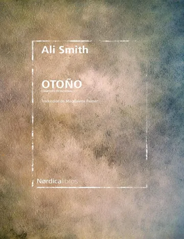 Otoño de Ali Smith, portada del libro