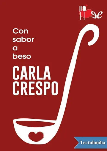Con sabor a beso de Carla Crespo, portada del libro