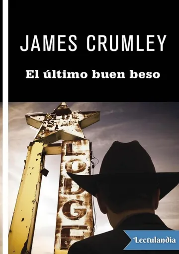 El último buen beso de James Crumley, portada del libro