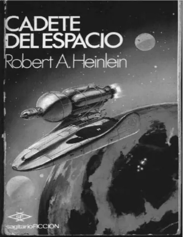 Cadete del espacio de Robert Heinlein, portada del libro