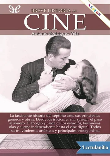 Breve historia del cine de Antonio Rodríguez Vela, portada del libro