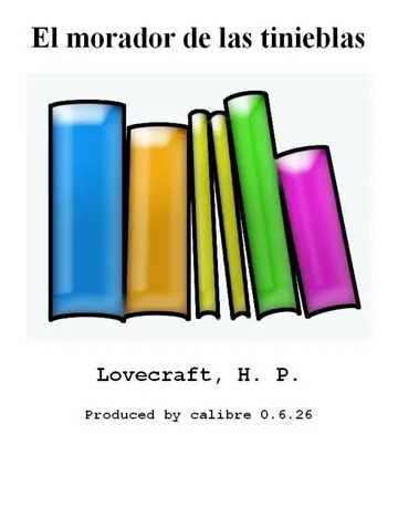 El morador de las tinieblas de H. P Lovecraft, portada del libro