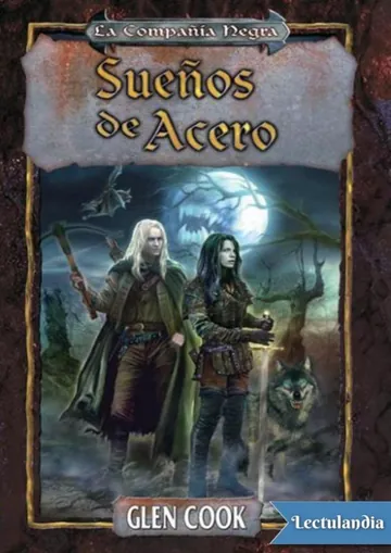 Sueños de acero de Glen Cook, portada del libro