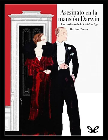 Asesinato en la mansión Darwin de Marion Harvey, portada del libro