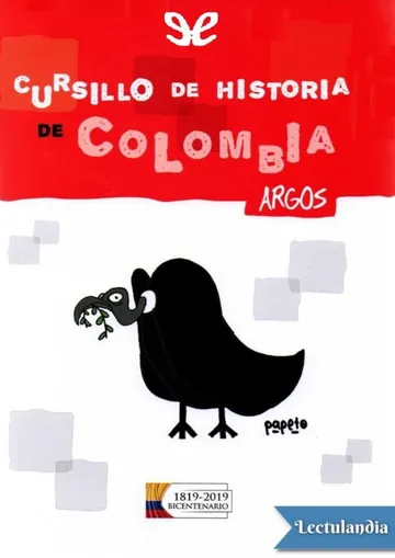Cursillo de historia de Colombia de Argos, portada del libro