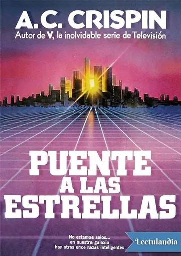 Puente a las estrellas de A. C. Crispin, portada del libro