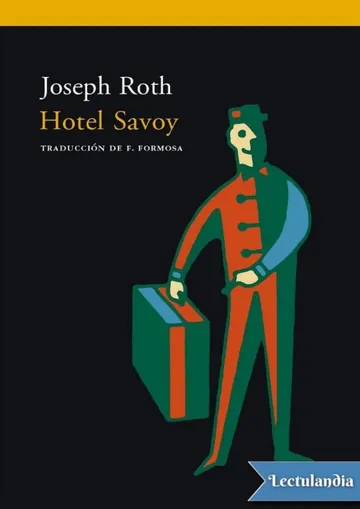 Hotel Savoy de Joseph Roth, portada del libro