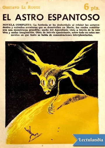 El astro espantoso de Gustave le Rouge, portada del libro