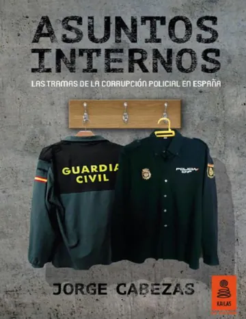 Asuntos Internos de Jorge Cabezas, portada del libro