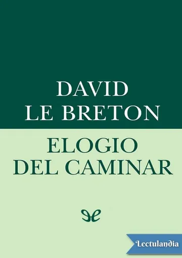 Elogio del caminar de David Le Breton, portada del libro