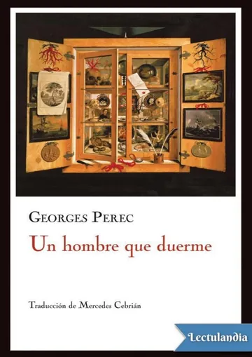 Un hombre que duerme de George Perec, portada del libro