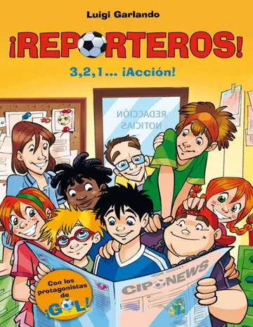 3, 2, 1... ¡Acción! de Luigi Garlando, portada del libro