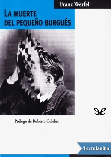 La muerte del pequeño burgués de Franz Werfel, portada del libro