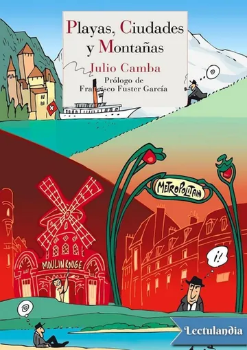 Playas, ciudades y montañas de Julio Camba, portada del libro