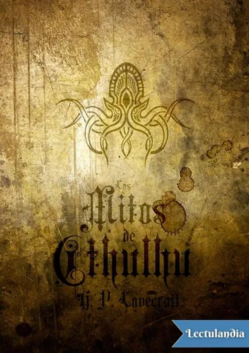 Los mitos de Cthulhu de H. P. Lovecraft, portada del libro