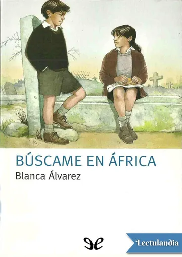 Búscame en África de Blanca Álvarez, portada del libro