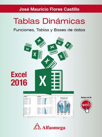 Tablas Dinamicas de Jose Mauricio Flores Castillo, portada del libro