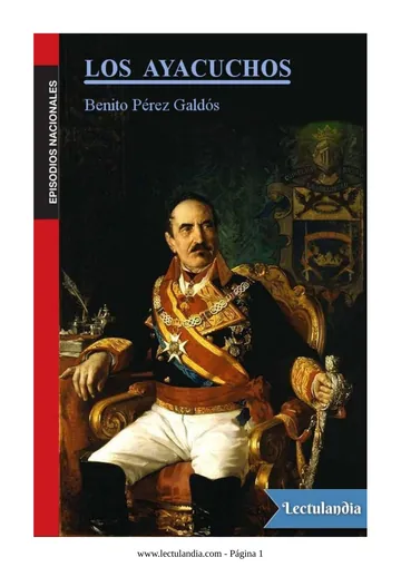 Los ayacuchos de Benito Pérez Galdós, portada del libro
