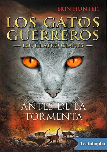 Antes de la tormenta de Erin Hunter, portada del libro