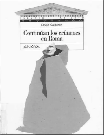 Continúan los crimenes en Roma de Emilio Calderón, portada del libro