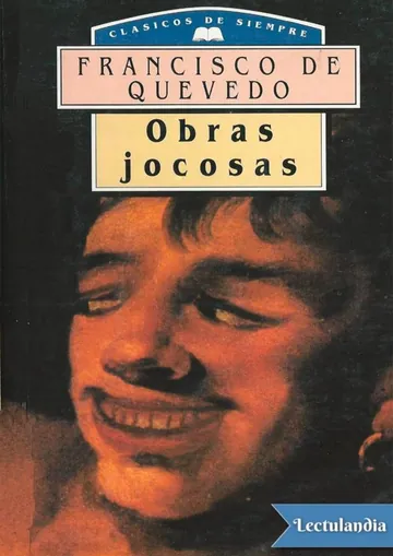 Obras jocosas de Francisco de Quevedo, portada del libro