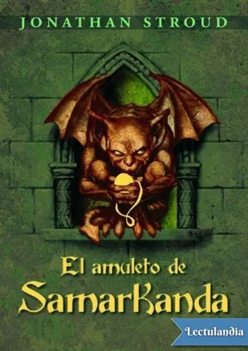 El amuleto de Samarkanda de Jonathan Stroud, portada del libro
