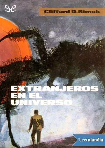 Extranjeros en el universo de Clifford D. Simak, portada del libro
