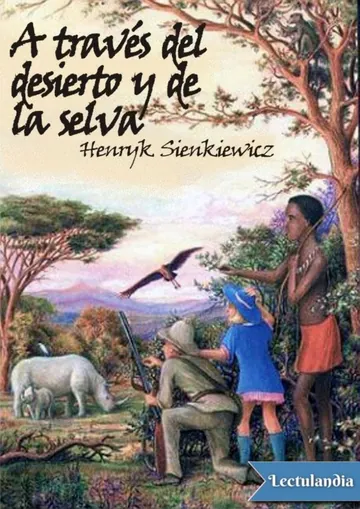 A través del desierto y de la selva de Henryk Sienkiewicz, portada del libro