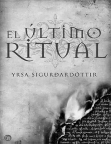 El último ritual de Yrsa Sigurdardottir, portada del libro