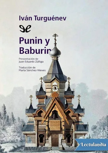Punin y Baburin de Ivan Sergueevich Turguenev, portada del libro