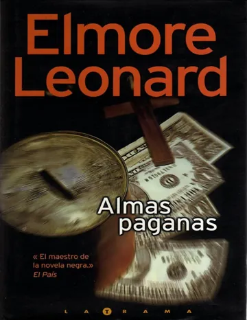 Almas paganas de Elmore Leonard, portada del libro