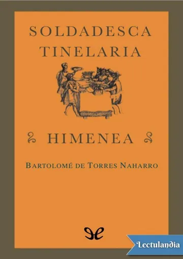 Soldadesca Tinelaria Himenea de Bartolomé de Torres Naharro, portada del libro