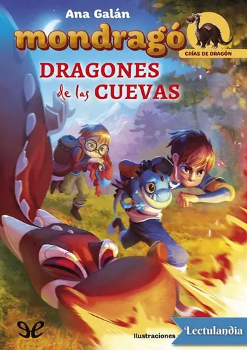 Dragones de las cuevas de Ana Galán, portada del libro