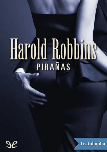 Pirañas de Harold Robbins, portada del libro