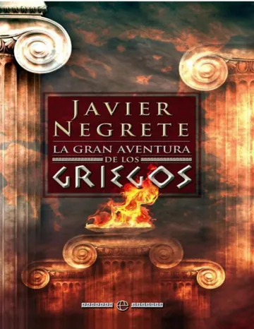 La gran aventura de los griegos de Javier Negrete, portada del libro