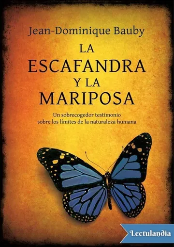 La escafandra y la mariposa de Jean-Dominique Bauby, portada del libro