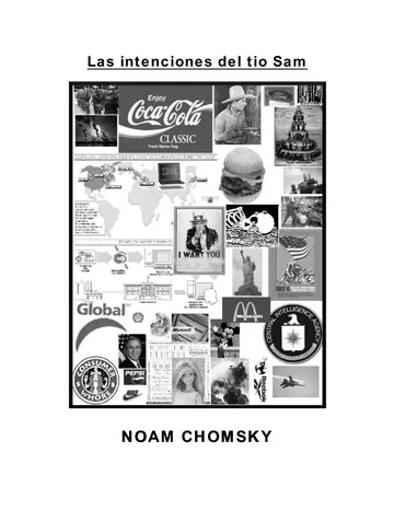 Las intenciones del tio Sam de Noam Chomsky, portada del libro