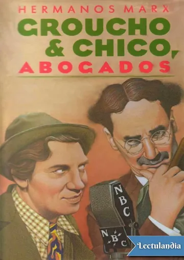 Groucho y Chico, abogados de Groucho Marx, portada del libro