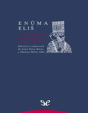 Enūma eliš de Anónimo, portada del libro