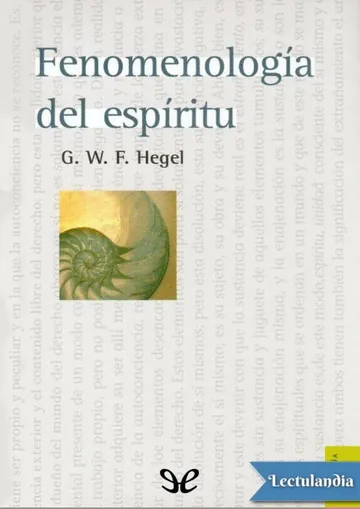 Fenomenología del espíritu (W. Roces) de Georg Wilhelm Friedrich Hegel, portada del libro